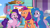 Size: 1920x1080 | Tagged: safe, screencap, bot-y mcbakertons, izzy moonbow, pipp petals, sunny starscout, earth pony, pegasus, pony, robot, unicorn, g5, my little pony: tell your tale, sunny's smoothie moves, spoiler:g5, spoiler:my little pony: tell your tale, female, mane stripe sunny, mare, one of these things is not like the others, pipp is short, sunny starscout is not amused, suspicious, trio, trio female, unamused