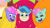 Size: 3072x1727 | Tagged: safe, screencap, minty skylark, ollie north, sugarpuff lilac, earth pony, pony, g5, my little pony: tell your tale, sunny's smoothie moves, spoiler:g5, spoiler:my little pony: tell your tale, banana, banana costume, clothes, costume, female, food, food costume, fruit, fruit costume, grin, male, mare, open mouth, open smile, orange, orange costume, smiling, stallion, strawberry, strawberry costume, trio