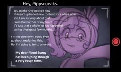 Size: 1138x682 | Tagged: safe, anonymous artist, pipp petals, pegasus, pony, series:anorexic sunny, g5, anorexia, female, hey pippsqueaks, implied sunny starscout, livestream, mare, phone