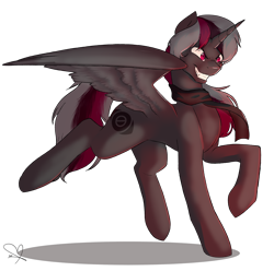 Size: 2716x2692 | Tagged: safe, artist:sweet pencil, oc, oc only, oc:soot, alicorn, pony, clothes, female, high res, mare, scarf, simple background, solo, transparent background