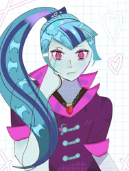 Size: 1536x2048 | Tagged: safe, artist:6lucrd, sonata dusk, human, equestria girls, g4, female, solo