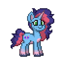 Size: 1000x1000 | Tagged: safe, alternate version, misty brightdawn, pony, unicorn, pony town, g5, rebirth misty, simple background, solo, transparent background