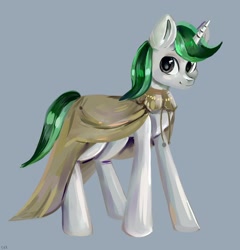 Size: 2396x2500 | Tagged: safe, artist:ske, oc, oc only, pony, cloak, clothes, high res, looking at you, smiling, solo