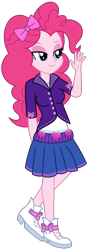 Size: 3514x9948 | Tagged: safe, artist:emeraldblast63, pinkie pie, human, equestria girls, g4, simple background, solo, transparent background