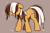 Size: 1000x650 | Tagged: safe, artist:thebatfang, oc, oc only, oc:s'mare, earth pony, food pony, original species, pony, brown background, dripping, female, food, freckles, mare, melting, motion lines, panting, ponified, simple background, solo