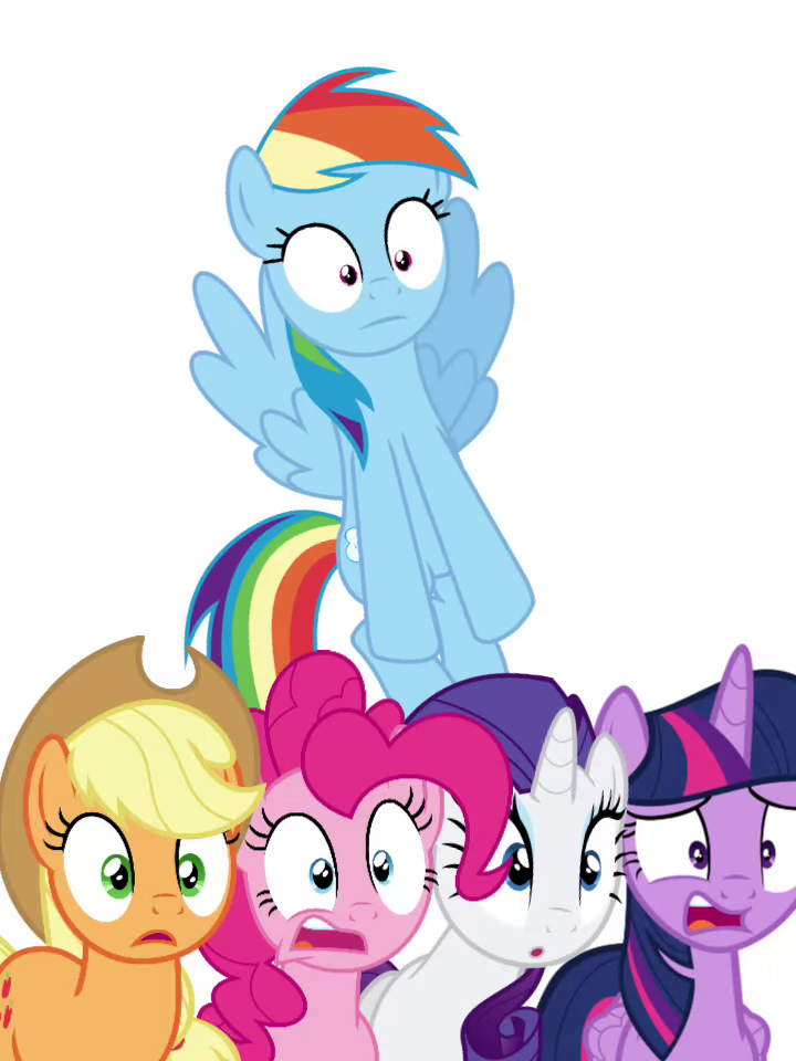 #3074856 - suggestive, applejack, fluttershy, pinkie pie, rainbow dash