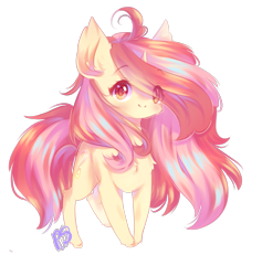 Size: 2189x2307 | Tagged: safe, artist:prettyshinegp, oc, oc only, pony, unicorn, chest fluff, ear fluff, female, high res, horn, mare, simple background, smiling, solo, transparent background, unicorn oc