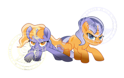 Size: 3437x2189 | Tagged: safe, artist:php178, derpibooru exclusive, oc, oc only, oc:imperii solem (empirica sol), oc:lunae novae (new luna), pony, unicorn, derpibooru, my little pony: the movie, .svg available, angry, april fools, april fools 2023, battle stance, bending, blue, blue mane, blue tail, crouching, death stare, derpibooru ponified, duo, duo female, ethereal hair, ethereal mane, ethereal tail, female, flowing mane, glare, glowing, glowing horn, gold, golden eyes, head down, head tilt, high res, horn, implied princess celestia, implied princess luna, inkscape, logo, looking at you, magic, magic circle, magic glow, mare, meta, movie accurate, multicolored hair, multicolored mane, multicolored tail, new lunar republic, opposites, ponified, ponified logo, projection, raised hoof, recolor, representative, rivalry, runes, runescape, serious, serious face, sibling rivalry, siblings, simple background, sisters, solar empire, spread hooves, staring at you, staring into your soul, svg, tail, the fourth wall cannot save you, translucent mane, transparent background, transparent mane, transparent tail, twin sisters, twins, unicorn oc, vector, yellow eyes