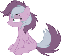 Size: 6006x5581 | Tagged: safe, artist:surprisepi, oc, oc only, oc:amethyst harmony, pegasus, pony, base used, female, looking up, mare, pegasus oc, sitting, solo