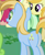 Size: 325x397 | Tagged: safe, screencap, apple honey, big macintosh, buttercream, jonagold, marmalade jalapeno popette, earth pony, pony, friendship is magic, g4, my little pony: friendship is magic, apple family member, background character, background pony, butt, cropped, female, mare, plot, solo focus