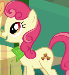 Size: 670x724 | Tagged: safe, screencap, apple bumpkin, earth pony, pony, friendship is magic, g4, apple family member, background character, background pony, cropped, female, mare, solo focus