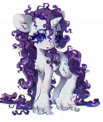 Size: 1720x2048 | Tagged: safe, artist:p0nyplanet, rarity, pony, unicorn, g4, curly hair, curly mane, eyelashes, female, simple background, solo, white background