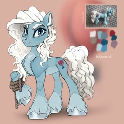 Size: 1080x1080 | Tagged: safe, artist:anoraknr, oc, oc only, earth pony, pony, reference sheet, simple background, toy