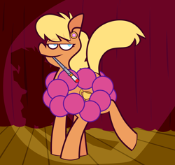 Size: 6000x5656 | Tagged: safe, artist:threetwotwo32232, ms. harshwhinny, earth pony, pony, g4, female, male, mare, parody, solo, the simpsons