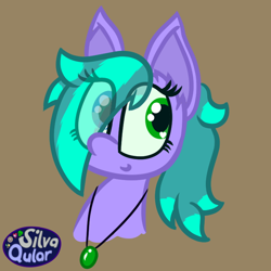 Size: 718x718 | Tagged: safe, artist:silvaqular, oc, oc only, oc:cyanette, earth pony, pony, bust, female, mare, solo