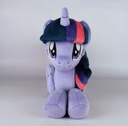 Size: 720x708 | Tagged: safe, twilight sparkle, alicorn, pony, looking at you, lying down, merchandise, plushie, prone, smiling, sploot, twilight sparkle (alicorn)