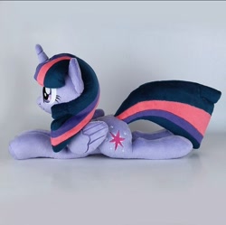 Size: 720x718 | Tagged: safe, twilight sparkle, alicorn, pony, lying down, merchandise, plushie, prone, sploot, twilight sparkle (alicorn)