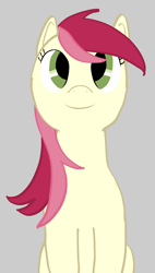 Size: 3896x6883 | Tagged: safe, anonymous artist, roseluck, earth pony, pony, g4, colored, flat colors, looking up, solo