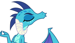 Size: 5794x3368 | Tagged: safe, artist:igorbanette, edit, vector edit, princess ember, dragon, g4, absurd resolution, cropped, dragoness, eyes closed, female, kissing, simple background, solo, transparent background, vector