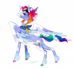 Size: 2048x1911 | Tagged: safe, artist:lutraviolet, rainbow dash, pegasus, pony, g4, butt, goggles, partially open wings, plot, slender, solo, thin, wings