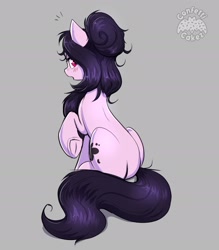 Size: 1782x2035 | Tagged: safe, artist:confetticakez, oc, oc only, pony, blushing, female, gray background, simple background