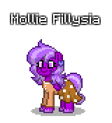Size: 160x176 | Tagged: safe, artist:dematrix, oc, oc only, oc:mollie fillysia, pegasus, pony, pony town, clothes, dress, female, mare, pixel art, simple background, solo, transparent background