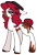 Size: 1032x1518 | Tagged: safe, artist:brainiac, oc, oc only, oc:strawberry cocktail, femboy, male, simple background, solo, stallion, transparent background