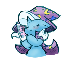 Size: 1123x915 | Tagged: safe, artist:zutcha, starlight glimmer, trixie, pony, unicorn, g4, blushing, cute, diatrixes, eyes closed, female, horn, lesbian, picture, ship:startrix, shipping, simple background, white background