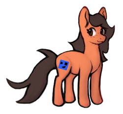 Size: 728x675 | Tagged: safe, artist:cowb1t, oc, oc only, oc:robertapuddin, pony, cute, old art, simple background, solo, transparent background