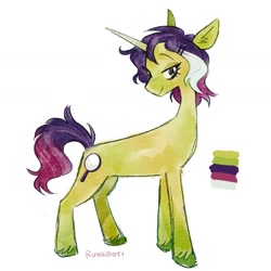 Size: 1440x1440 | Tagged: safe, artist:lutraviolet, oc, oc only, pony, unicorn, concave belly