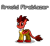 Size: 190x176 | Tagged: safe, artist:dematrix, oc, oc only, oc:arnold fireblazer, dragon, pony town, clothes, male, pixel art, simple background, solo, transparent background