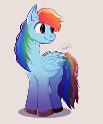 Size: 3000x3600 | Tagged: safe, artist:valeisaisabel1, rainbow dash, pegasus, pony, g4, female, high res, simple background, solo