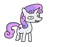 Size: 500x400 | Tagged: safe, artist:squreal, sweetie belle, pony, unicorn, g4, simple background, solo, transparent background