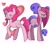 Size: 2048x1777 | Tagged: safe, artist:parappaya, pinkie pie, earth pony, pony, g4, duality, duo, female, heart, pinkamena diane pie, self paradox, self ponidox, simple background, skull, white background