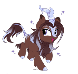 Size: 4072x3864 | Tagged: safe, artist:nemarin, oc, oc only, oc:autumn grace, kirin, base used, female, ice, kirin oc, mare, simple background, solo, transparent background