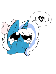 Size: 1200x1600 | Tagged: safe, artist:void-0f-eyes, oc, oc only, oc:fleurbelle, alicorn, pony, alicorn oc, bow, female, hair bow, horn, mare, simple background, solo, speech bubble, talking, teary eyes, transparent background, wings