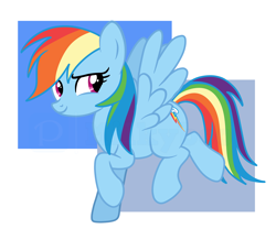 Size: 6232x5192 | Tagged: safe, artist:milkyboo898, rainbow dash, pegasus, pony, g4, female, mare, solo, spread wings, wings