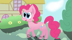 Size: 3840x2160 | Tagged: safe, artist:starry swirl, pinkie pie, earth pony, pony, g4, female, high res, mare, solo