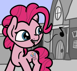 Size: 2048x1903 | Tagged: safe, artist:ewoudcponies, pinkie pie, earth pony, pony, g4, female, music notes, solo