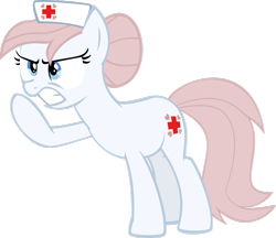 Size: 900x776 | Tagged: safe, artist:yuyuchan4ever, nurse redheart, earth pony, pony, g4, female, mare, simple background, solo, transparent background, vector