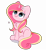 Size: 3122x3364 | Tagged: safe, artist:kittyrosie, oc, oc only, oc:rosa flame, pony, unicorn, blushing, chest fluff, cute, female, flower, flower in hair, hi, high res, horn, kittyrosie is trying to murder us, ocbetes, simple background, sitting, smiling, solo, transparent background, unicorn oc