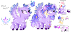 Size: 6289x2863 | Tagged: safe, artist:xxcheerupxxx, oc, oc:star dust, alicorn, pony, female, mare, quadrupedal, reference sheet, simple background, solo, transparent background