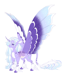 Size: 4900x5700 | Tagged: safe, artist:gigason, oc, oc:star hunter, alicorn, pony, cloven hooves, curved horn, female, horn, leonine tail, mare, quadrupedal, simple background, solo, transparent background, unshorn fetlocks