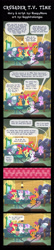 Size: 863x4000 | Tagged: safe, artist:sapphiregamgee, apple bloom, babs seed, diamond tiara, scootaloo, silver spoon, sweetie belle, earth pony, pegasus, pony, unicorn, g4, 90s tv, adorababs, adorabloom, comic, commission, couch, cute, cutealoo, cutie mark crusaders, dialogue, diamondbetes, diasweetes, female, filly, foal, food, friendship, friendshipping, glasses, magic, popcorn, remote control, silverbetes, television, watching tv