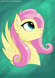 Size: 2894x4093 | Tagged: safe, artist:tempestshine, fluttershy, pegasus, pony, g4, bust, female, solo