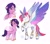 Size: 2786x2453 | Tagged: safe, artist:peachmichea, pipp petals, zipp storm, alicorn, pegasus, pony, g5, adorapipp, adorazipp, alicornified, alternate hairstyle, chest fluff, colored wings, concave belly, crown, cute, diadem, duo, duo female, feathered fetlocks, female, folded wings, gradient wings, height difference, high res, hooves, jewelry, mare, multicolored mane, multicolored wings, peytral, physique difference, pipp is short, pippcorn, princess zipp storm, queen zipp storm, race swap, raised hoof, regalia, royal sisters (g5), siblings, signature, simple background, sisters, spread wings, unshorn fetlocks, white background, wings, zipp is tall, zippcorn