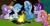 Size: 1280x675 | Tagged: safe, artist:harmonyvitality-yt, luster dawn, princess flurry heart, starlight glimmer, trixie, pony, unicorn, g4, auntie trixie, base used, campfire, deviantart watermark, female, filly, filly luster dawn, foal, luster dawn is starlight's and sunburst's daughter, mare, obtrusive watermark, offspring, older, older flurry heart, parent:prince blueblood, parent:starlight glimmer, parent:sunburst, parent:trixie, parents:bluetrix, parents:starburst, smiling, watermark