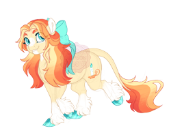 Size: 2900x2300 | Tagged: safe, artist:gigason, oc, oc only, oc:torchere, earth pony, pony, cloven hooves, female, high res, mare, quadrupedal, simple background, solo, transparent background, unshorn fetlocks