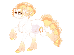 Size: 4200x3100 | Tagged: safe, artist:gigason, oc, oc:glitter gold, earth pony, pony, female, mare, quadrupedal, simple background, solo, transparent background