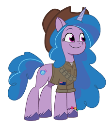 Size: 1418x1535 | Tagged: safe, artist:edy_january, edit, vector edit, izzy moonbow, pony, unicorn, g5, my little pony: tell your tale, allies, australia, australia army, base used, bracelet, clothes, cowboy hat, desert soldiers, friendship bracelet, girls und panzer, hat, jewelry, military, military pony, military uniform, simple background, soldier, soldier pony, solo, transparent background, uniform, vector, world war ii